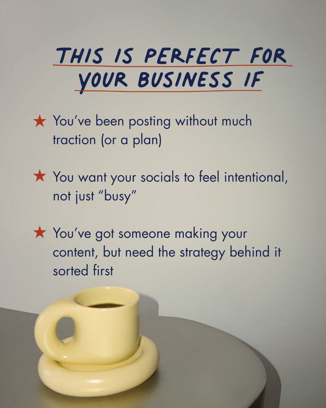 Custom Social Media Strategy One-off