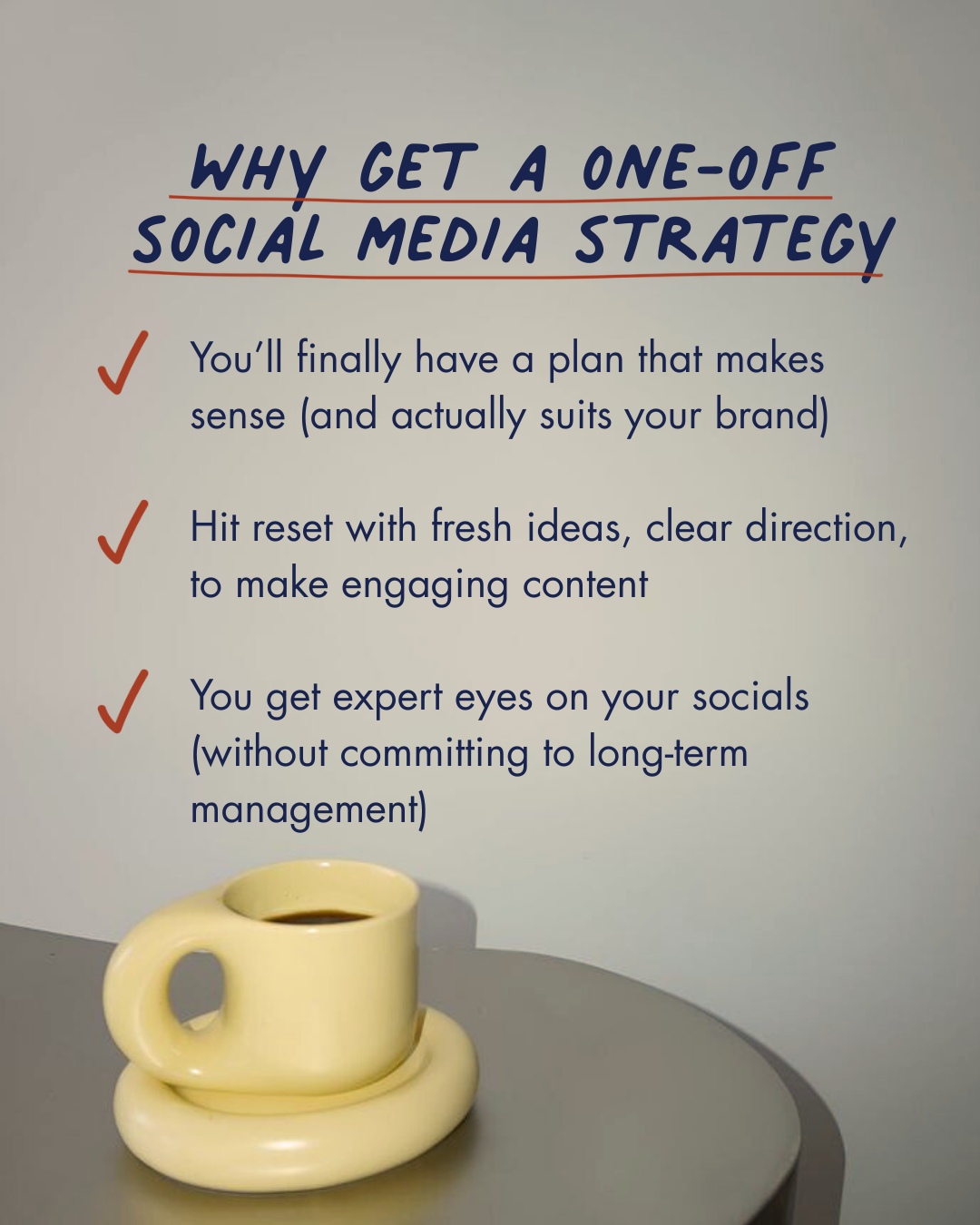 Custom Social Media Strategy One-off