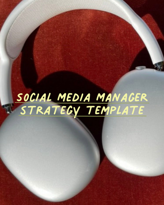 Social Media Strategy Template