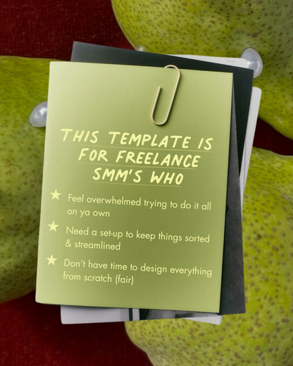 Social Media Manager Analytics Report Template