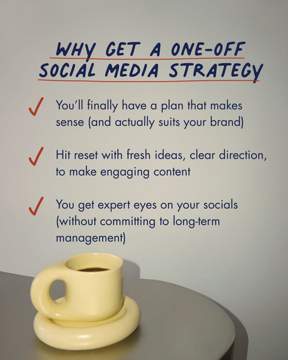 Custom Social Media Strategy One-off