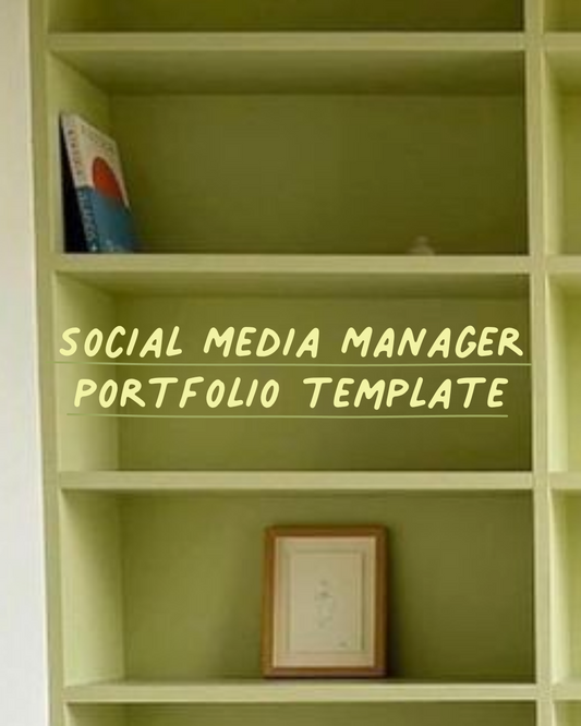 Social Media Manager Portfolio Template