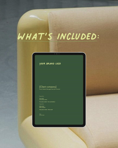 Social Media Contract Template
